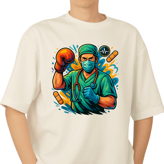 Premium Oversized T-shirt-This is a Hospital