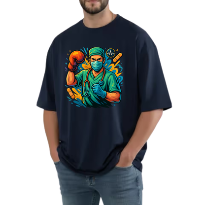 Dr Nachiket–Premium Oversized Tee - DEAR RELATIVES
