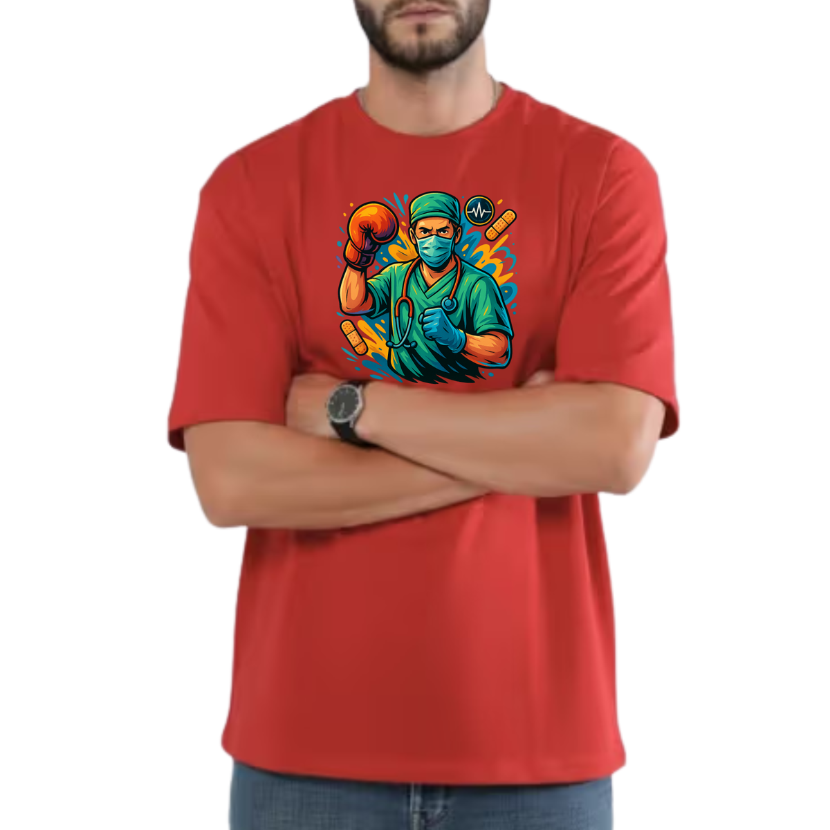 Dr Nachiket–Premium Oversized Tee - DEAR RELATIVES