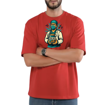 Dr Nachiket Premium Tee –"Doctor By Degree, Intern By Salary"