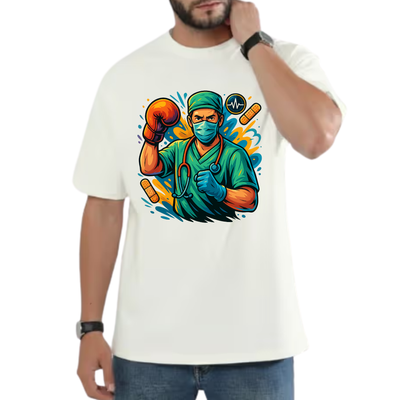 Dr Nachiket–Premium Oversized Tee - DEAR RELATIVES