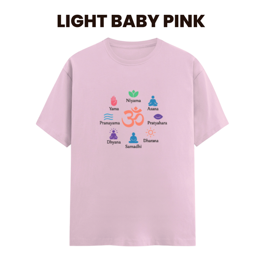 Ashtaang Yog – Pink T-Shirt