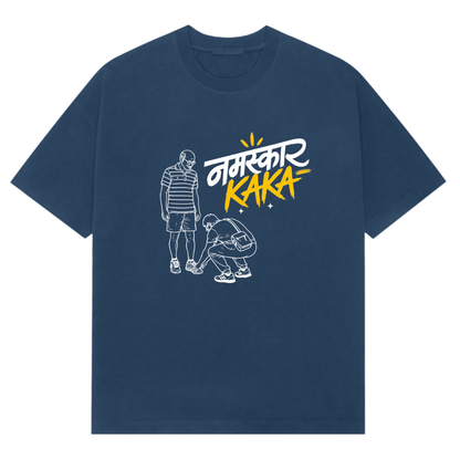 Namaskar Kaka Oversized Tee - Marathi Edition