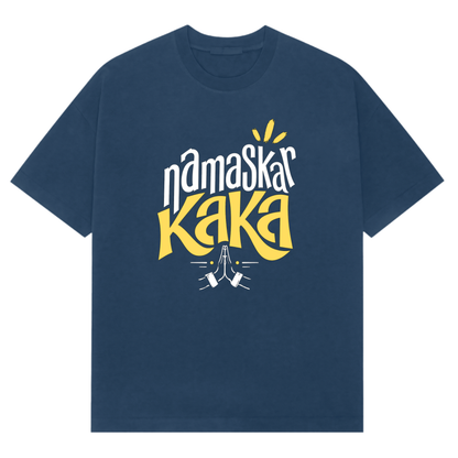 Namaskar Kaka Oversized Tee - English Edition