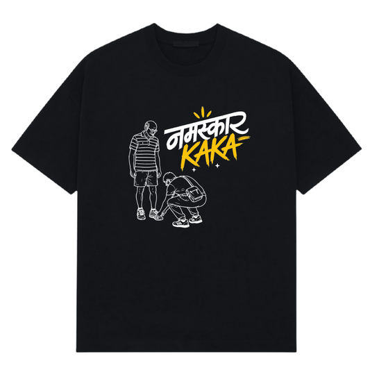 Namaskar Kaka Oversized Tee - Marathi Edition