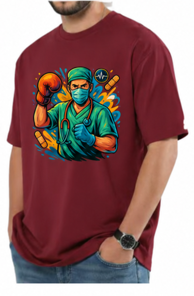 Dr Nachiket–Premium Oversized Tee - DEAR RELATIVES